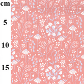 Tissu imprimé floral Rose & Hubble 100 % coton 112 cm de large en popeline de coton pour travaux manuels, matelassage, couture et décoration d'intérieur